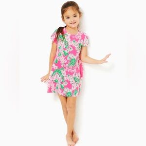 Lilly Pulitzer Girls Mini Cody 100% Cotton Dress Size 2-3